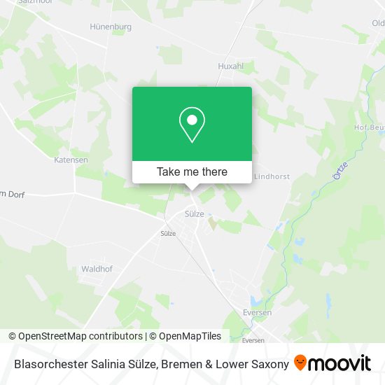 Blasorchester Salinia Sülze map