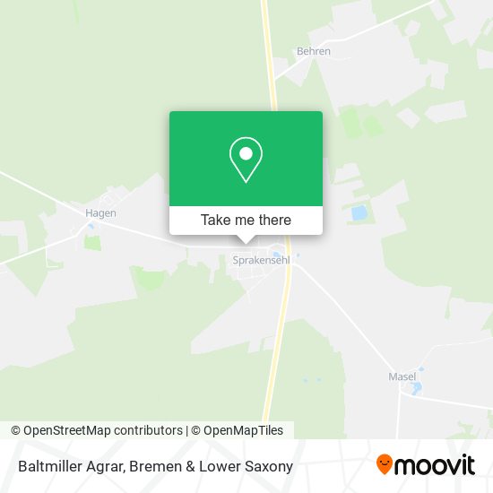 Baltmiller Agrar map