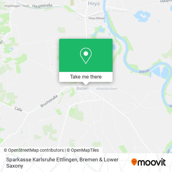 Sparkasse Karlsruhe Ettlingen map
