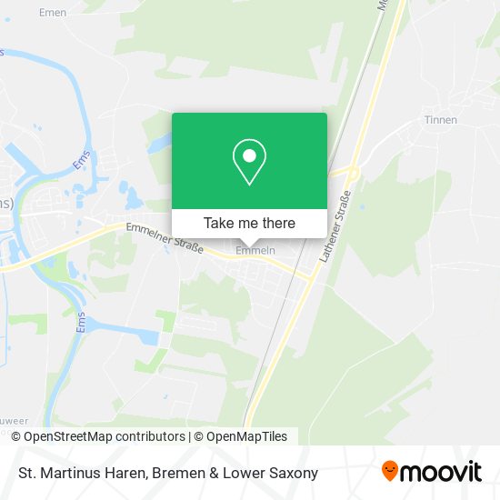 St. Martinus Haren map