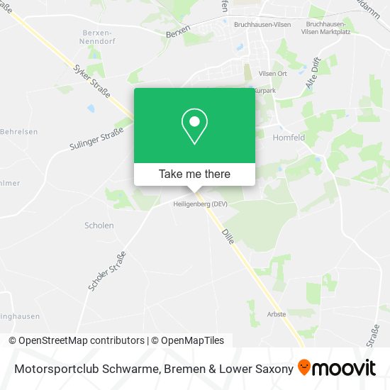 Motorsportclub Schwarme map