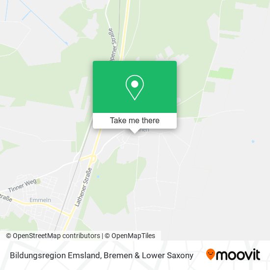 Bildungsregion Emsland map