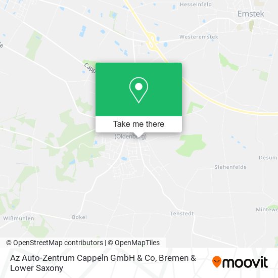 Az Auto-Zentrum Cappeln GmbH & Co map