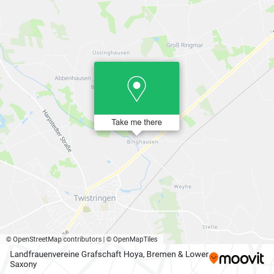 Landfrauenvereine Grafschaft Hoya map