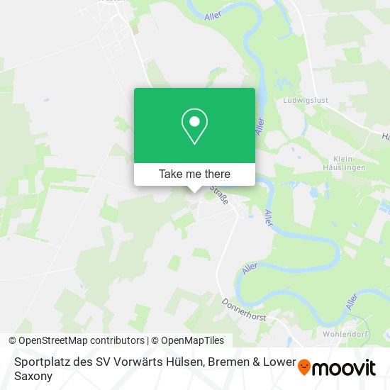 Sportplatz des SV Vorwärts Hülsen map