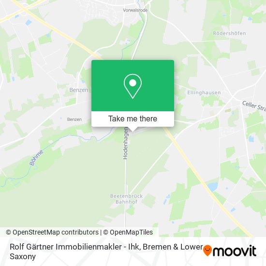 Rolf Gärtner Immobilienmakler - Ihk map