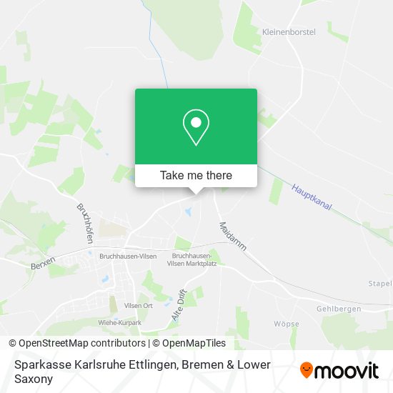 Sparkasse Karlsruhe Ettlingen map