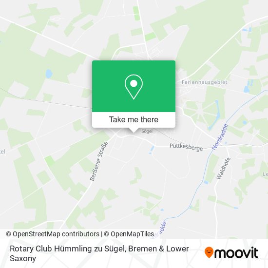 Rotary Club Hümmling zu Sügel map