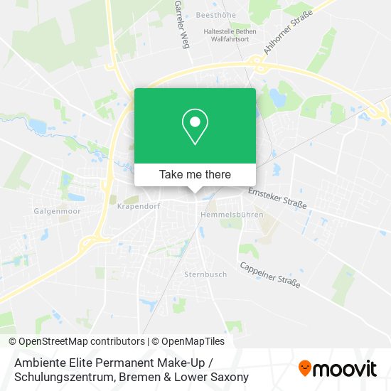 Ambiente Elite Permanent Make-Up / Schulungszentrum map