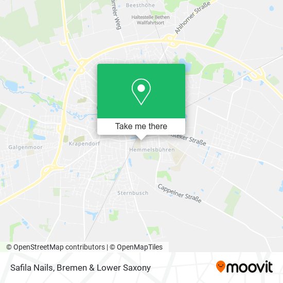 Safila Nails map