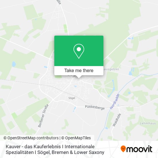 Kauver - das Kauferlebnis I Internationale Spezialitäten I Sögel map