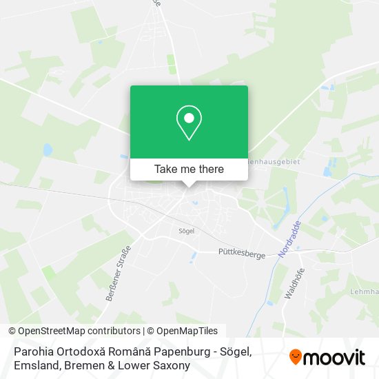 Parohia Ortodoxă Română Papenburg - Sögel, Emsland map