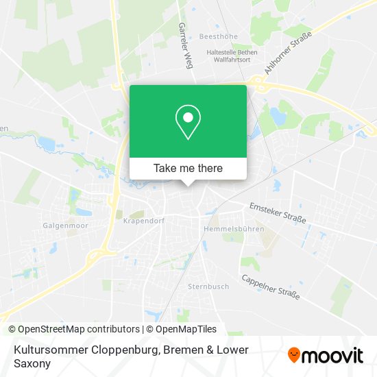 Kultursommer Cloppenburg map