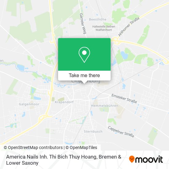 America Nails Inh. Thi Bich Thuy Hoang map