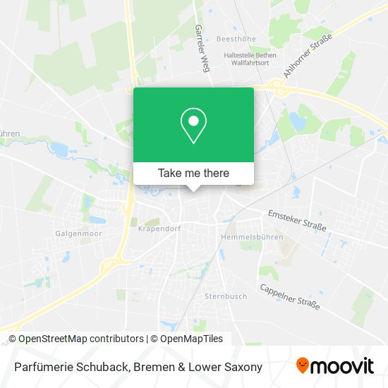 Parfümerie Schuback map