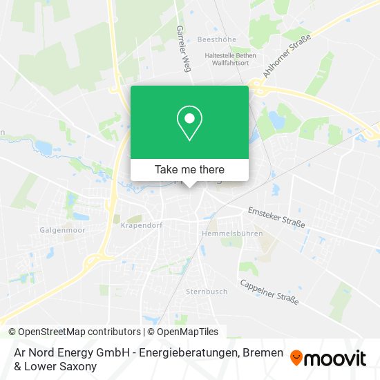 Ar Nord Energy GmbH - Energieberatungen map