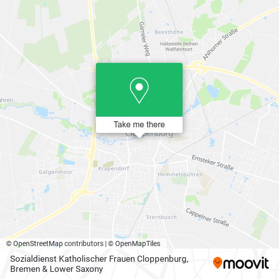 Sozialdienst Katholischer Frauen Cloppenburg map