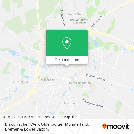 Diakonischen Werk Oldenburger Münsterland map