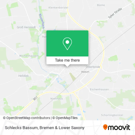 Schlecks Bassum map