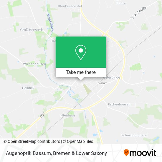 Augenoptik Bassum map