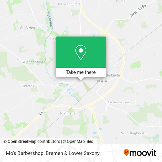 Mo's Barbershop map