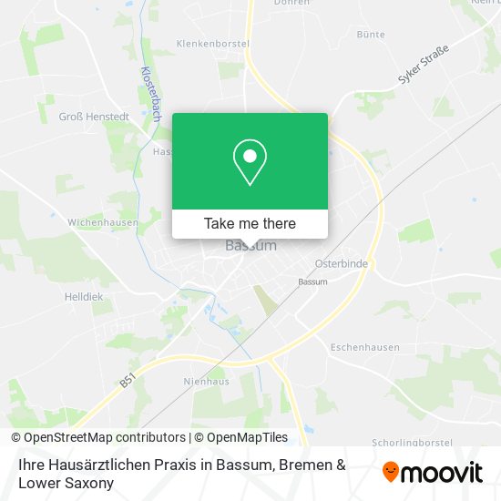 Ihre Hausärztlichen Praxis in Bassum map