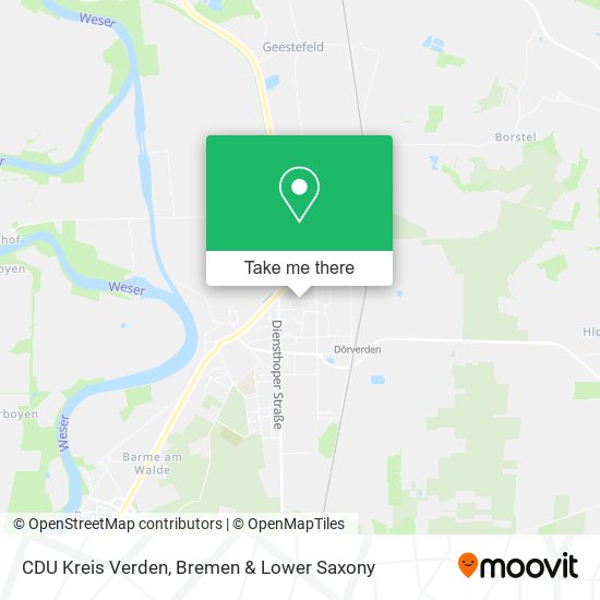 CDU Kreis Verden map