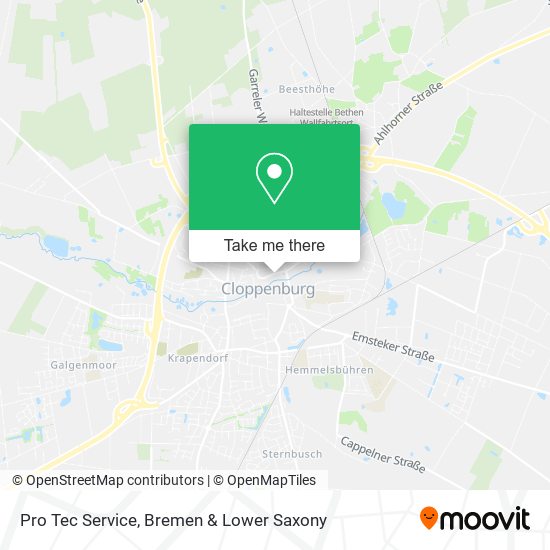 Pro Tec Service map