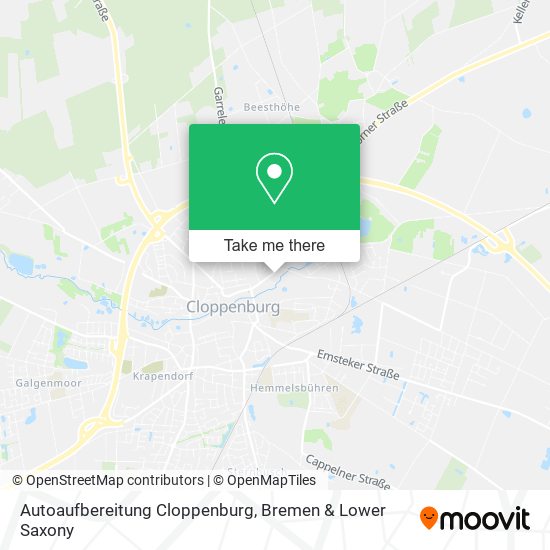 Карта Autoaufbereitung Cloppenburg