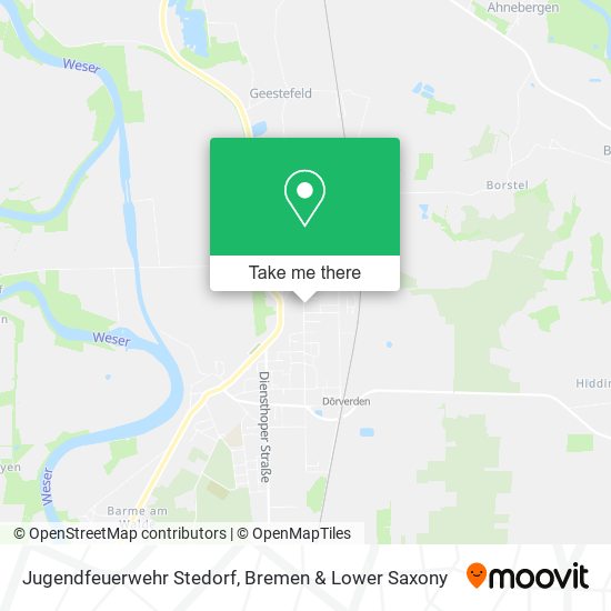 Jugendfeuerwehr Stedorf map