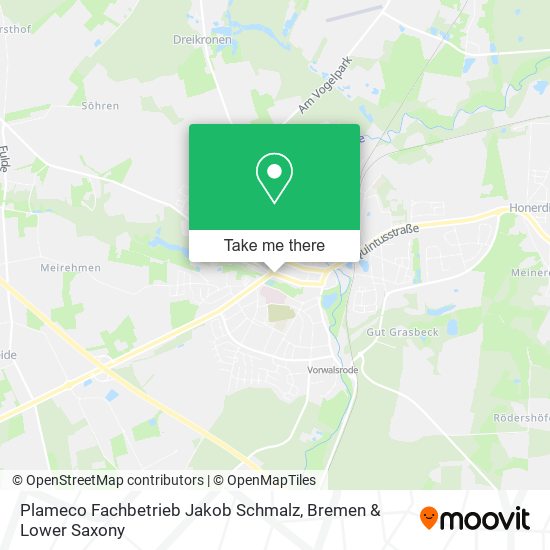 Plameco Fachbetrieb Jakob Schmalz map