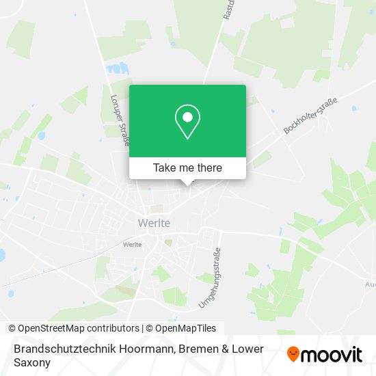 Brandschutztechnik Hoormann map