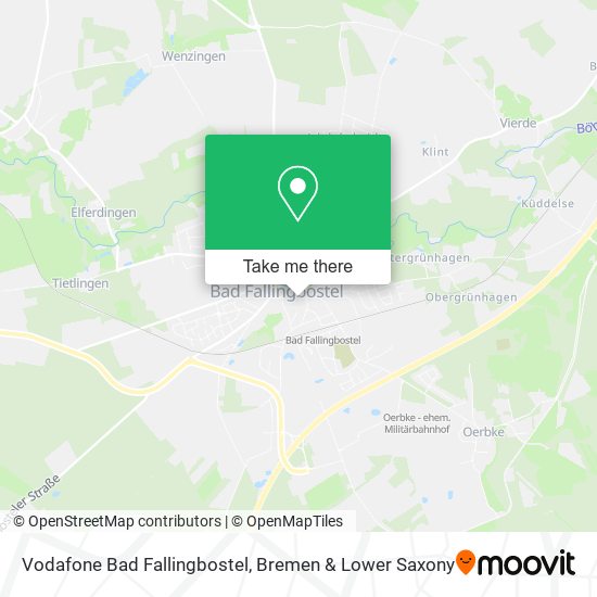Vodafone Bad Fallingbostel map