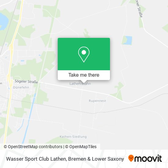 Wasser Sport Club Lathen map