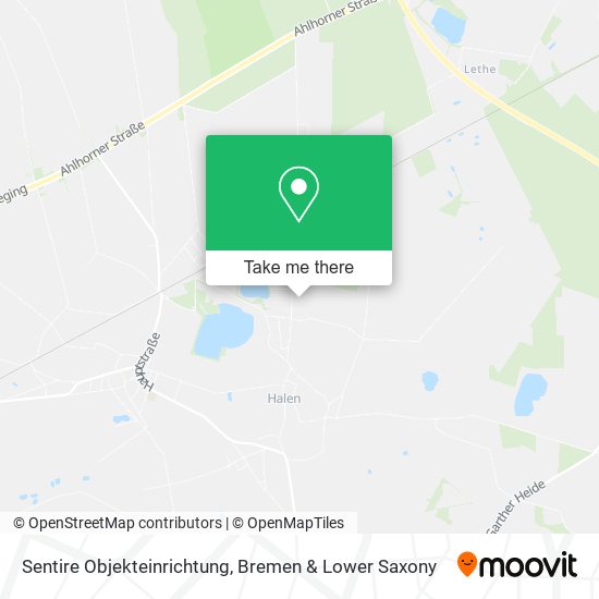 Sentire Objekteinrichtung map