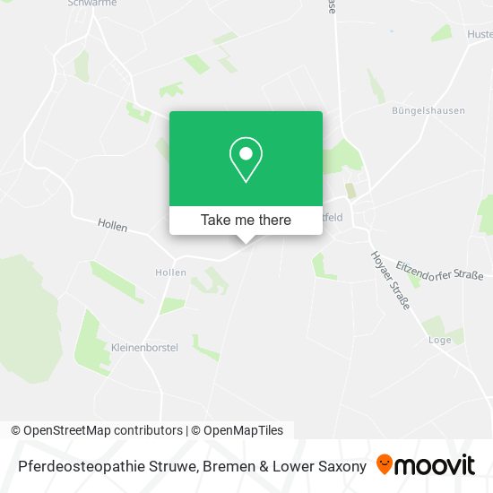 Pferdeosteopathie Struwe map