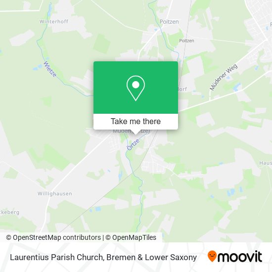 Laurentius Parish Church map