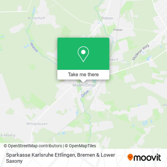 Sparkasse Karlsruhe Ettlingen map