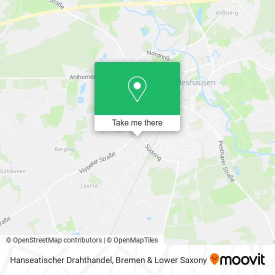 Карта Hanseatischer Drahthandel