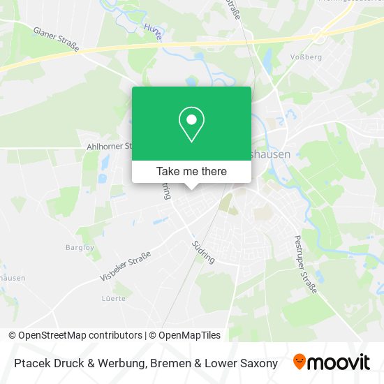 Ptacek Druck & Werbung map