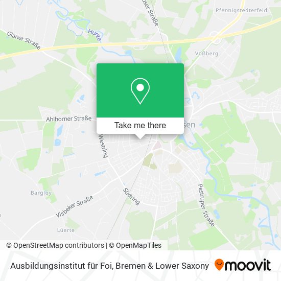 Ausbildungsinstitut für Foi map