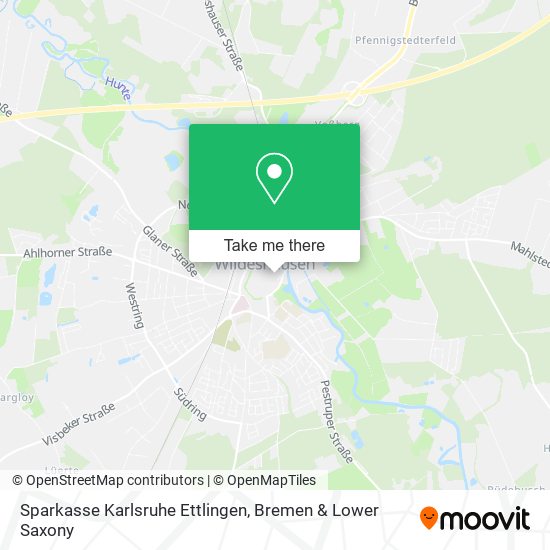 Sparkasse Karlsruhe Ettlingen map