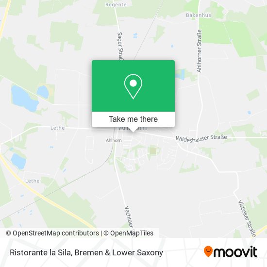 Ristorante la Sila map