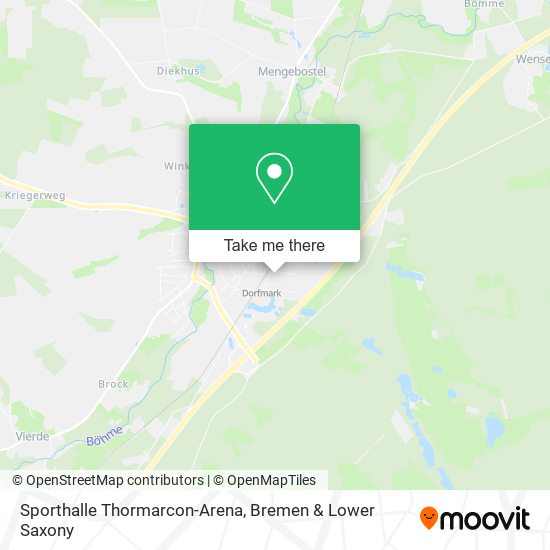 Sporthalle Thormarcon-Arena map
