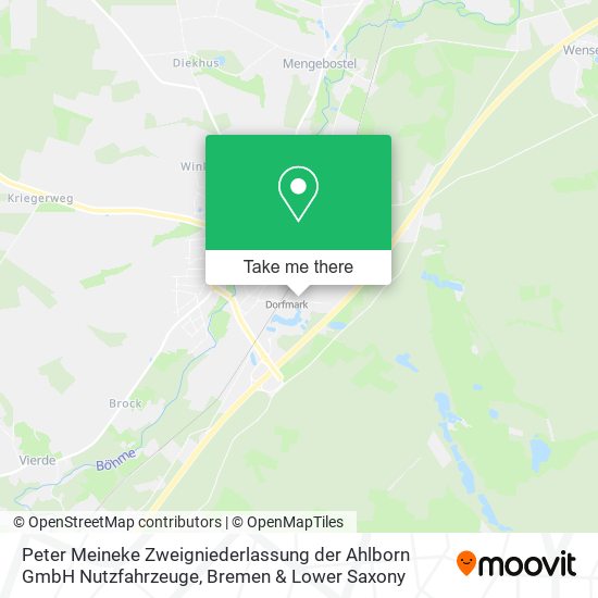 Peter Meineke Zweigniederlassung der Ahlborn GmbH Nutzfahrzeuge map