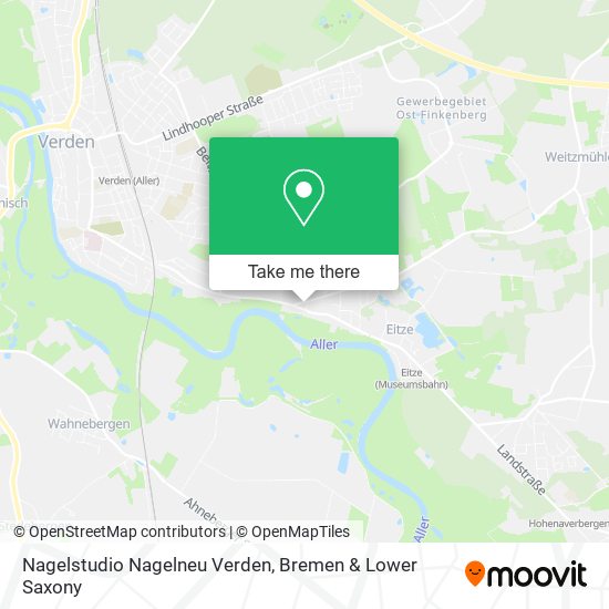 Nagelstudio Nagelneu Verden map