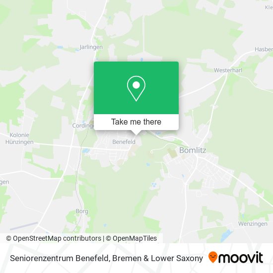 Seniorenzentrum Benefeld map