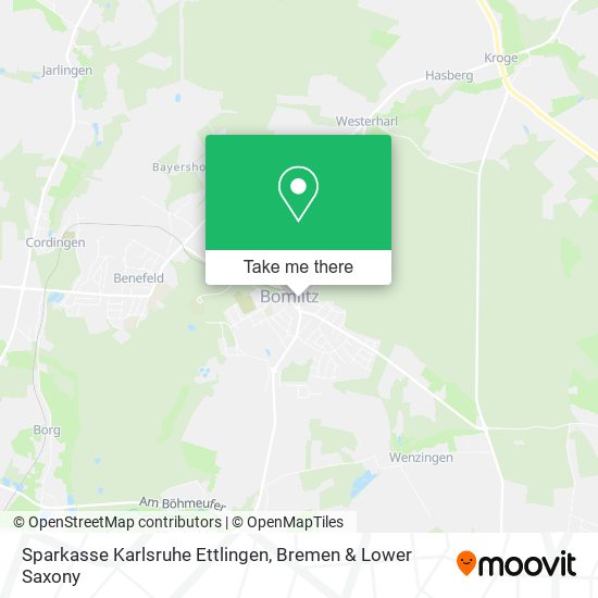 Sparkasse Karlsruhe Ettlingen map