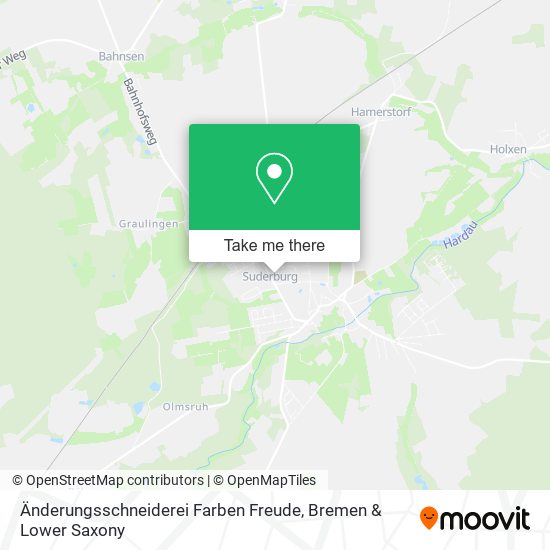 Änderungsschneiderei Farben Freude map