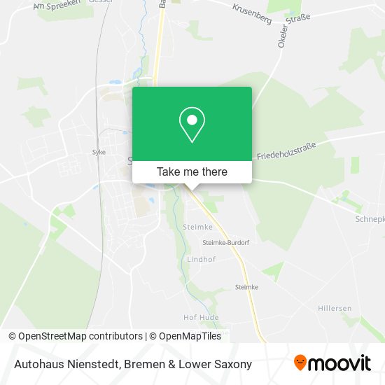 Autohaus Nienstedt map